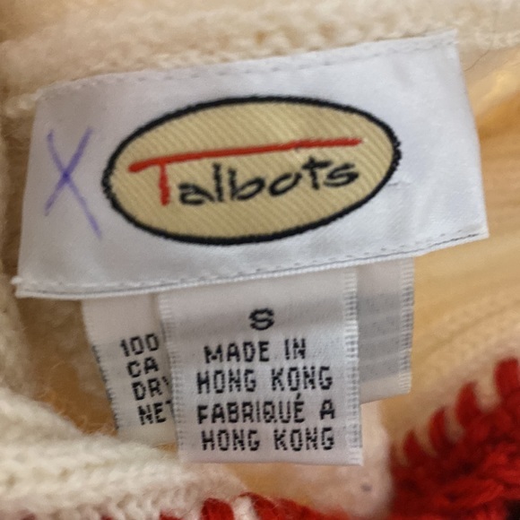 Button Wool Talbots Cardigan‎ - Picture 3 of 4